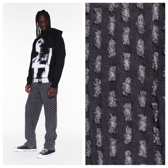 Jaded London Other - NWOT Jaded London VINTAGE WASHED BLACK DISTRESSED SKATE JEANS Size W30 Gray